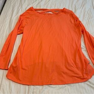 AnyBody Coral Long-Sleeve Top with Back Cutout